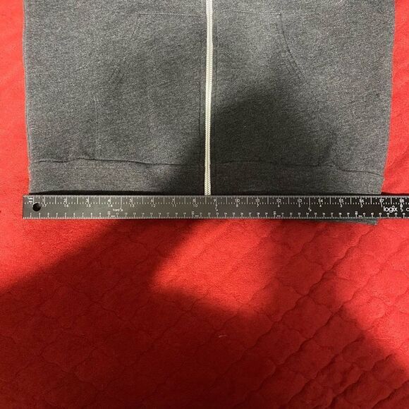 American Apperal Zip-up Hoodie Gray Medium - Picture 5 of 8